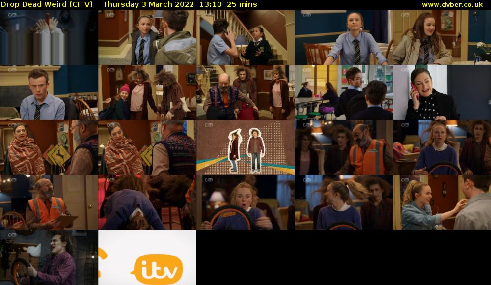 Drop Dead Weird (CITV) Thursday 3 March 2022 13:10 - 13:35