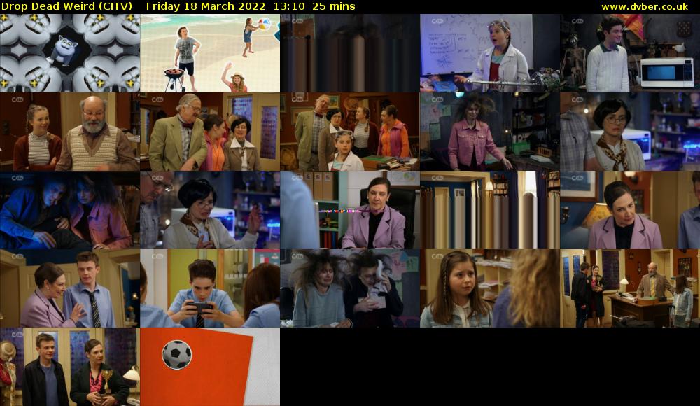 Drop Dead Weird (CITV) Friday 18 March 2022 13:10 - 13:35