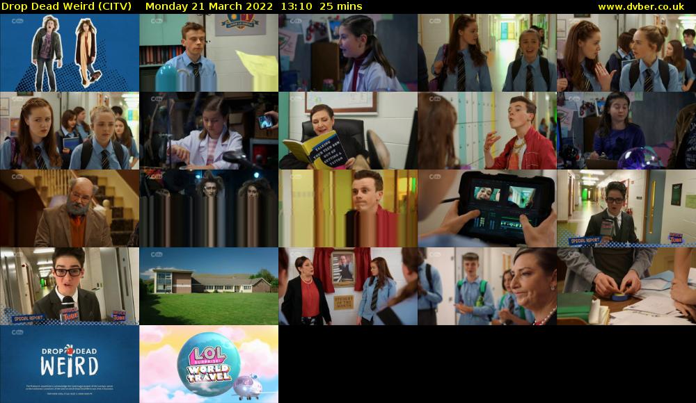 Drop Dead Weird (CITV) Monday 21 March 2022 13:10 - 13:35