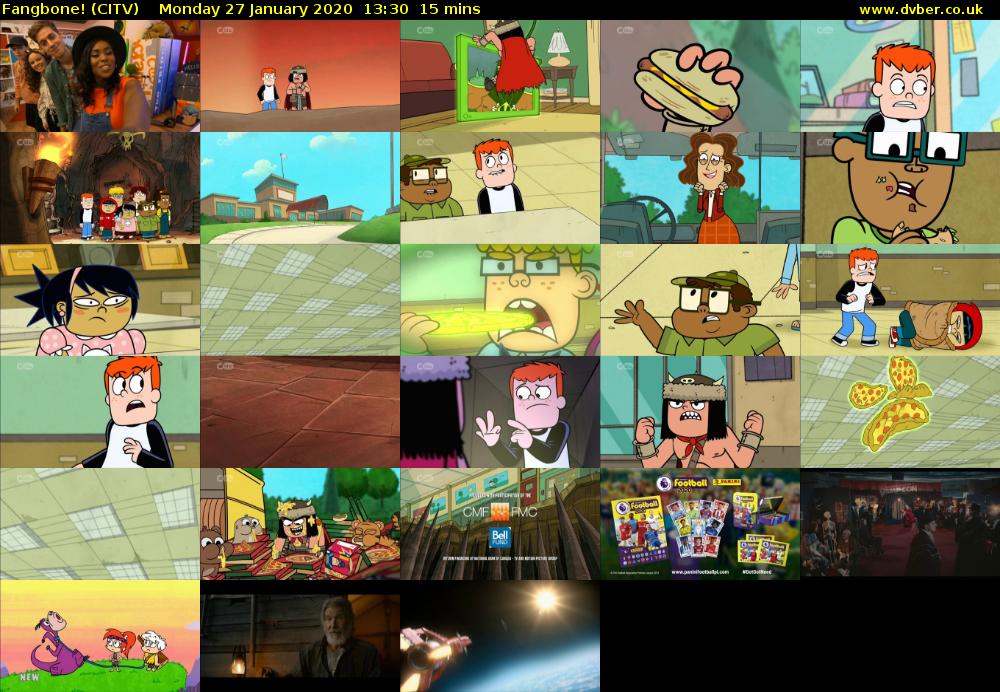 Fangbone! (CITV) Monday 27 January 2020 13:30 - 13:45