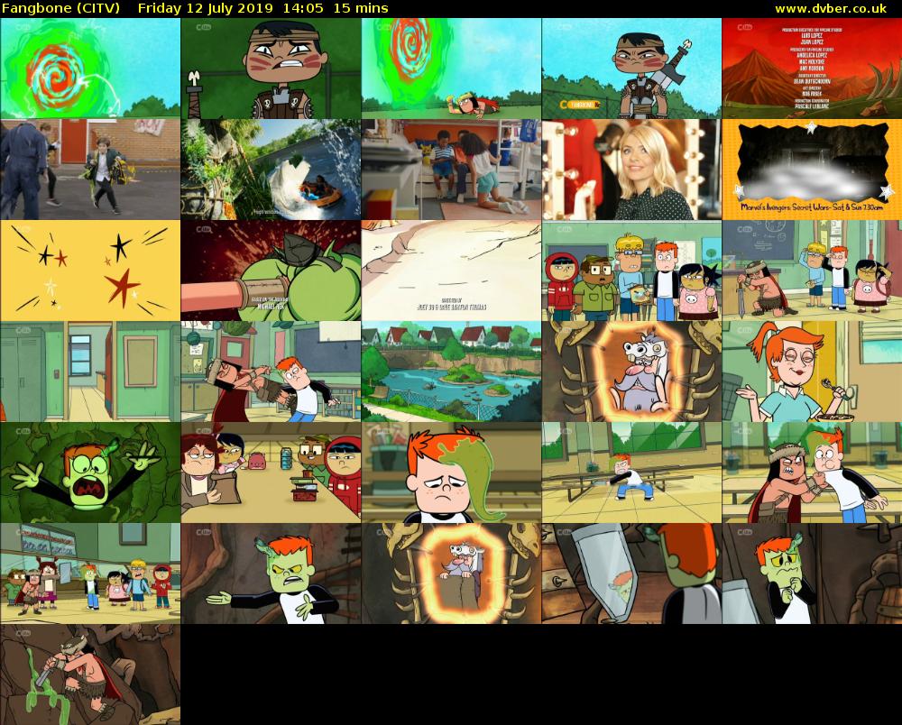 Fangbone (CITV) Friday 12 July 2019 14:05 - 14:20
