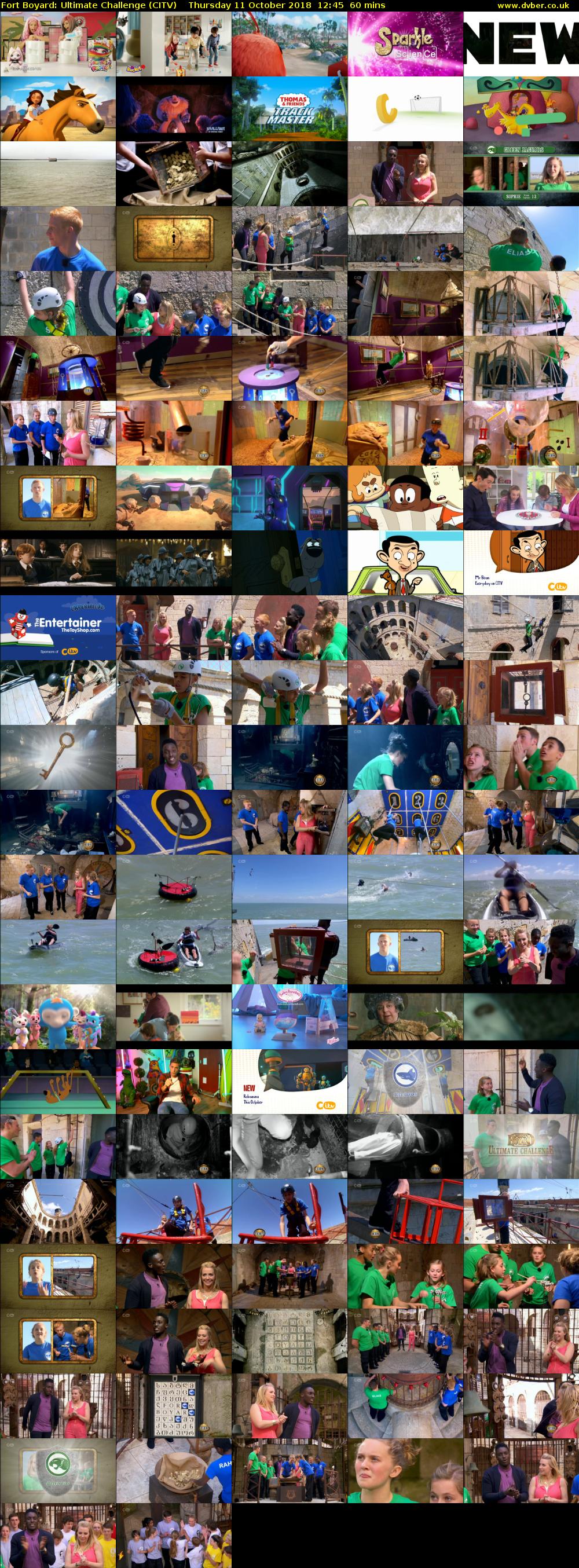 Fort Boyard: Ultimate Challenge (CITV) Thursday 11 October 2018 12:45 - 13:45