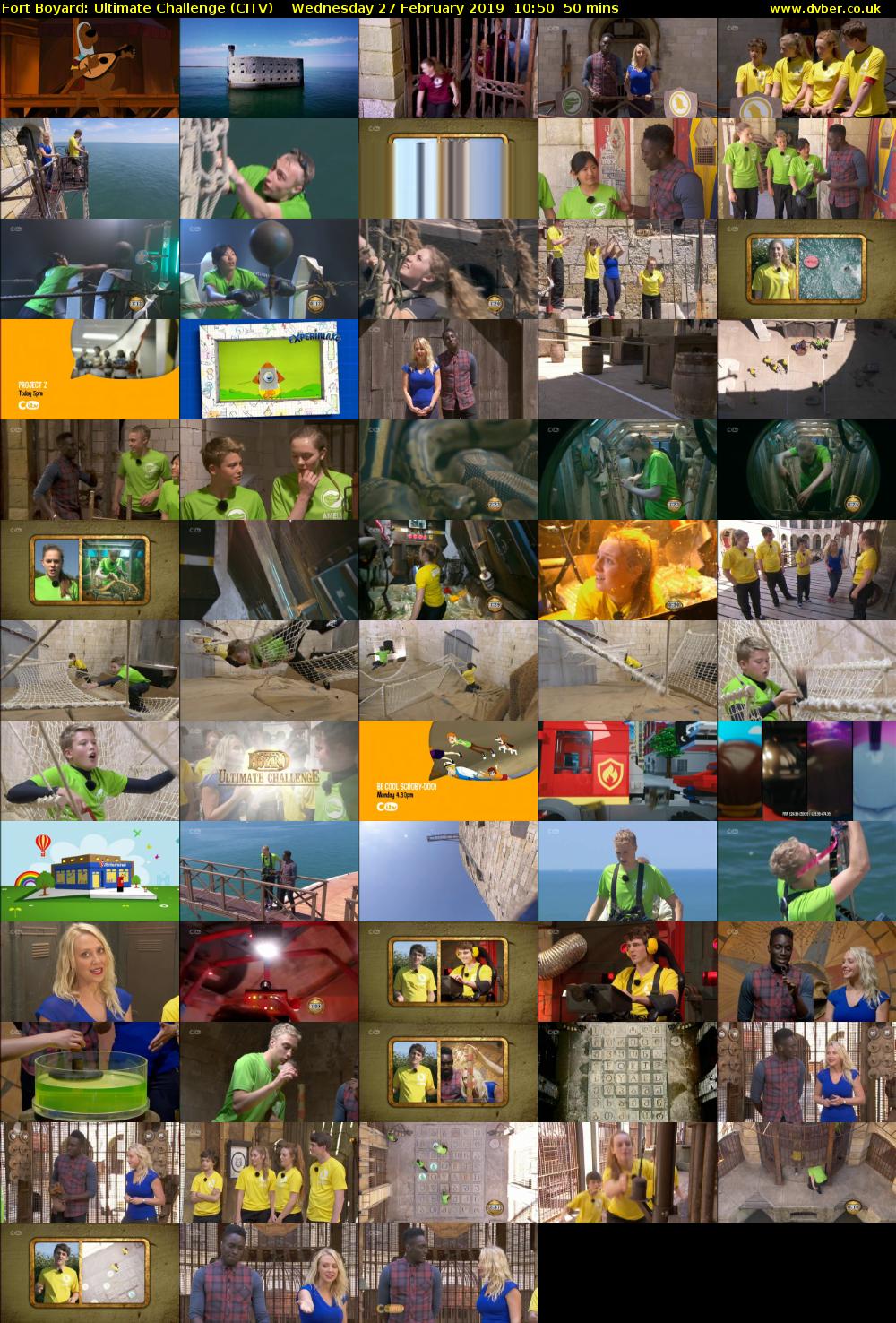 Fort Boyard: Ultimate Challenge (CITV) Wednesday 27 February 2019 10:50 - 11:40