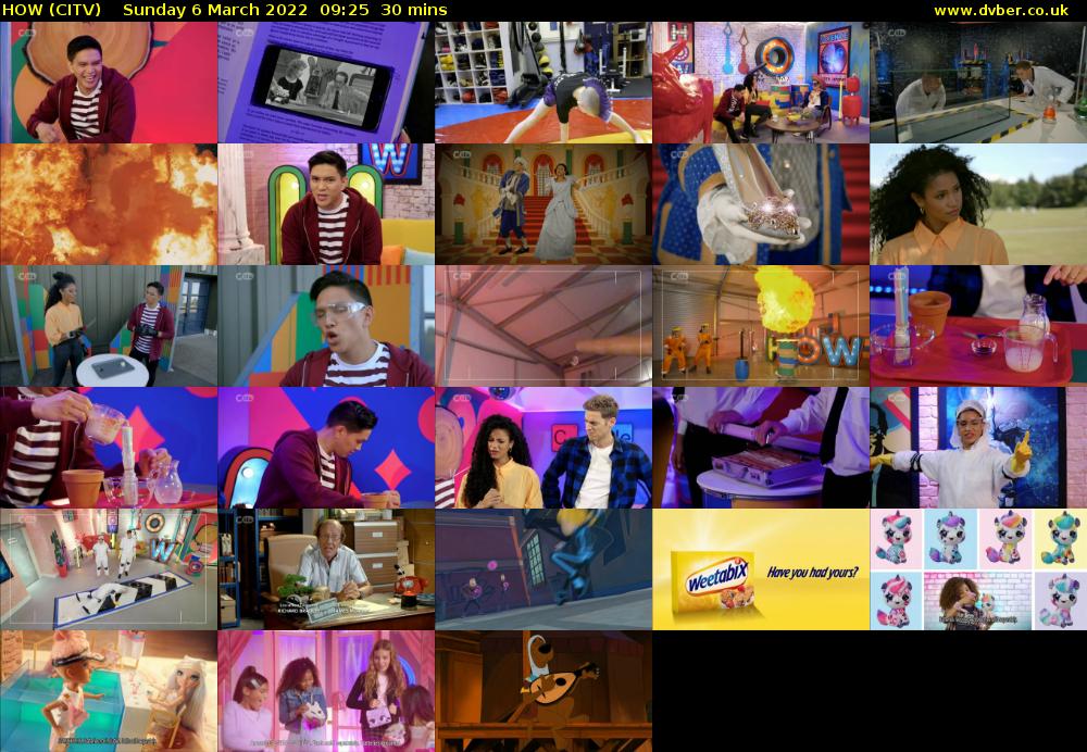 HOW (CITV) Sunday 6 March 2022 09:25 - 09:55