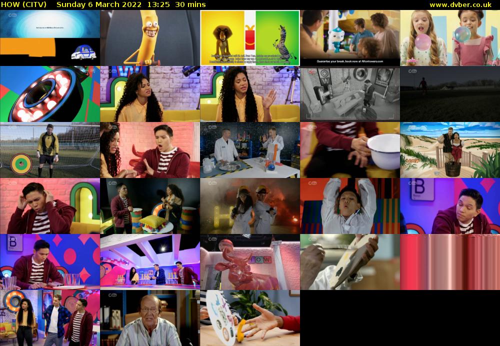 HOW (CITV) Sunday 6 March 2022 13:25 - 13:55