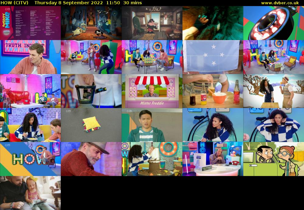 HOW (CITV) Thursday 8 September 2022 11:50 - 12:20