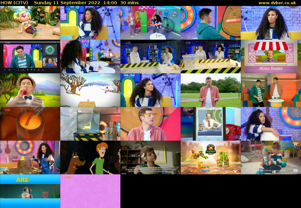 HOW (CITV) Sunday 11 September 2022 14:00 - 14:30