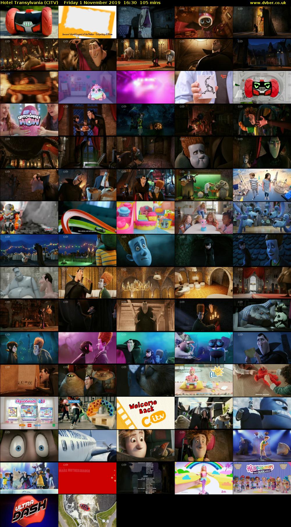 Hotel Transylvania (CITV) Friday 1 November 2019 16:30 - 18:15