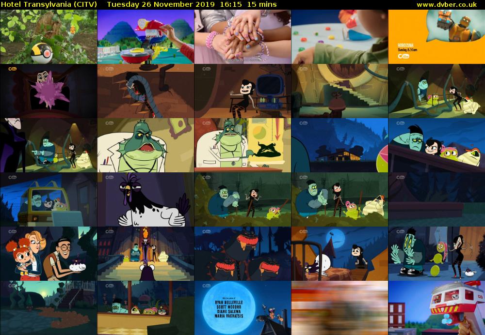 Hotel Transylvania (CITV) Tuesday 26 November 2019 16:15 - 16:30