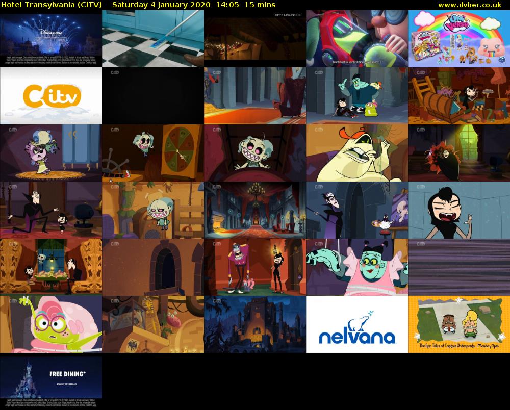 Hotel Transylvania (CITV) Saturday 4 January 2020 14:05 - 14:20