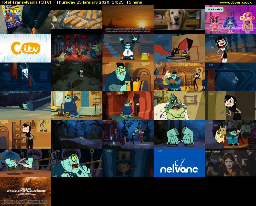 Hotel Transylvania (CITV) Thursday 23 January 2020 14:25 - 14:40