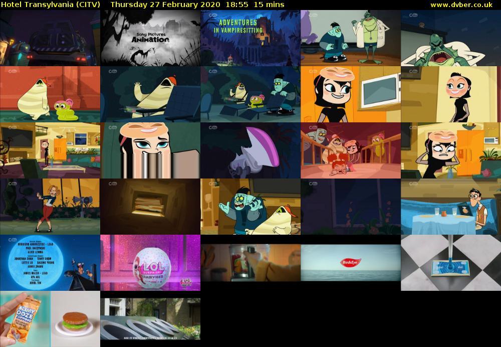 Hotel Transylvania (CITV) Thursday 27 February 2020 18:55 - 19:10