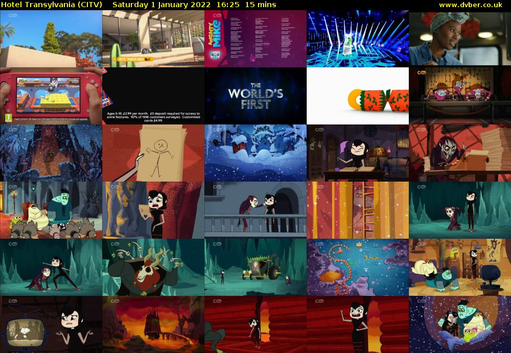 Hotel Transylvania (CITV) Saturday 1 January 2022 16:25 - 16:40