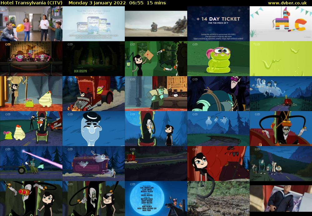 Hotel Transylvania (CITV) Monday 3 January 2022 06:55 - 07:10