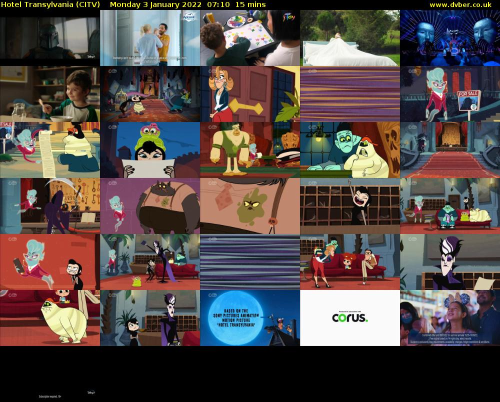 Hotel Transylvania (CITV) Monday 3 January 2022 07:10 - 07:25