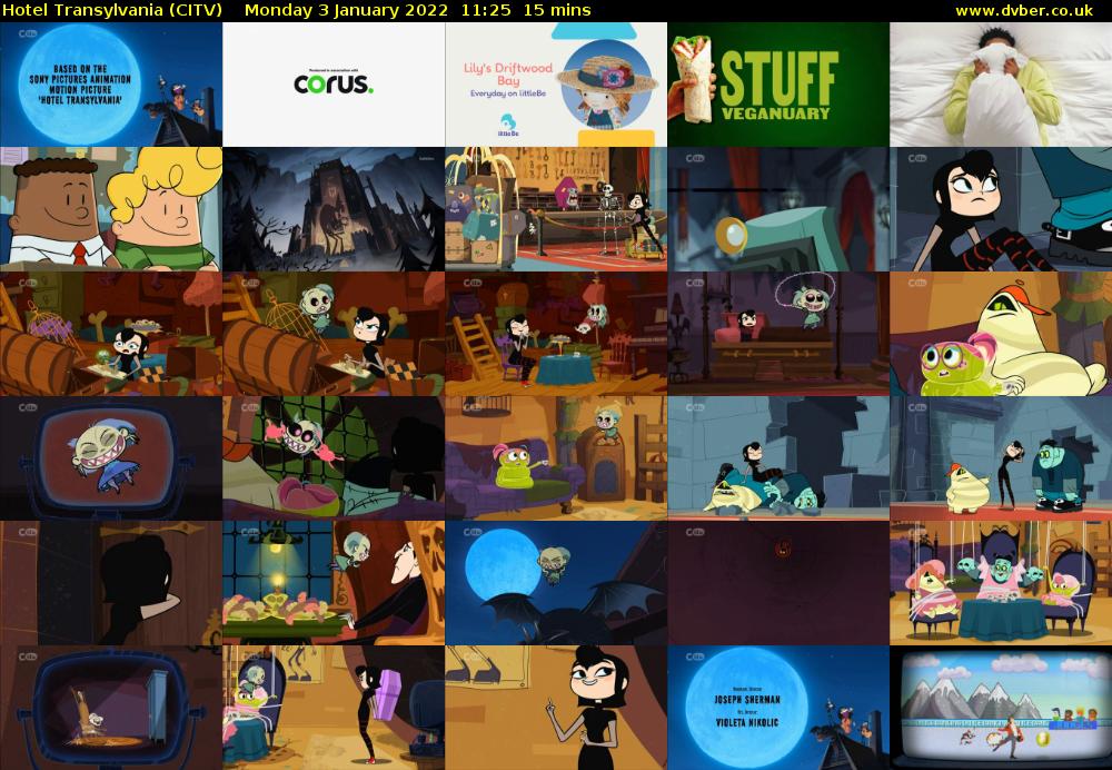 Hotel Transylvania (CITV) Monday 3 January 2022 11:25 - 11:40