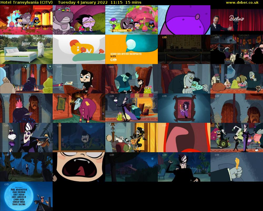 Hotel Transylvania (CITV) Tuesday 4 January 2022 11:15 - 11:30