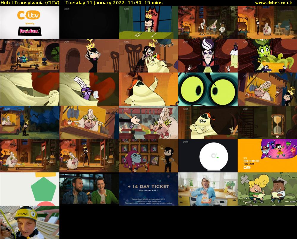 Hotel Transylvania (CITV) Tuesday 11 January 2022 11:30 - 11:45