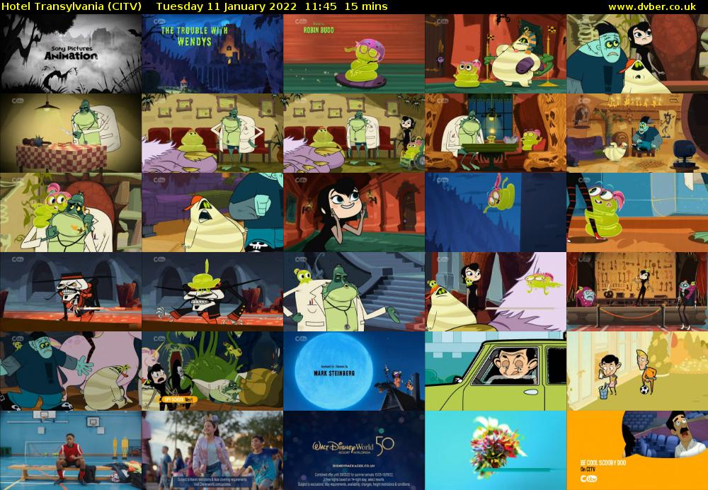 Hotel Transylvania (CITV) Tuesday 11 January 2022 11:45 - 12:00
