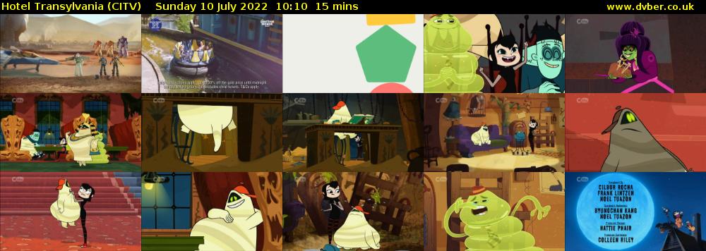 Hotel Transylvania (CITV) Sunday 10 July 2022 10:10 - 10:25
