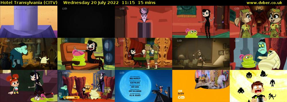 Hotel Transylvania (CITV) Wednesday 20 July 2022 11:15 - 11:30