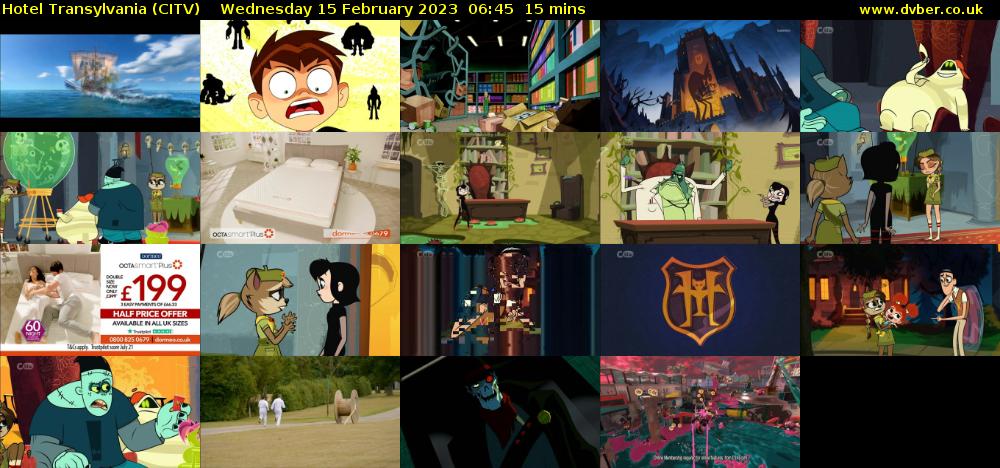 Hotel Transylvania (CITV) Wednesday 15 February 2023 06:45 - 07:00