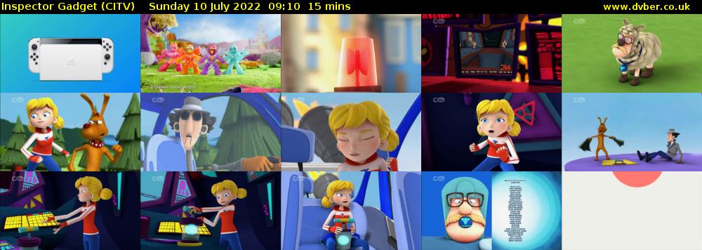 Inspector Gadget (CITV) Sunday 10 July 2022 09:10 - 09:25
