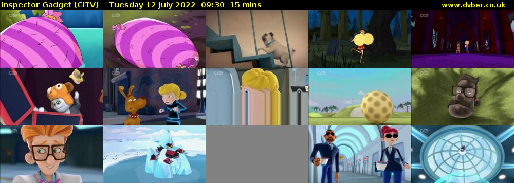 Inspector Gadget (CITV) Tuesday 12 July 2022 09:30 - 09:45