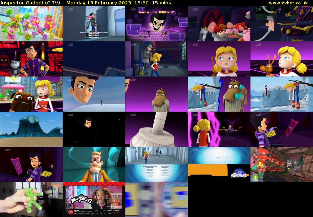 Inspector Gadget (CITV) Monday 13 February 2023 18:30 - 18:45