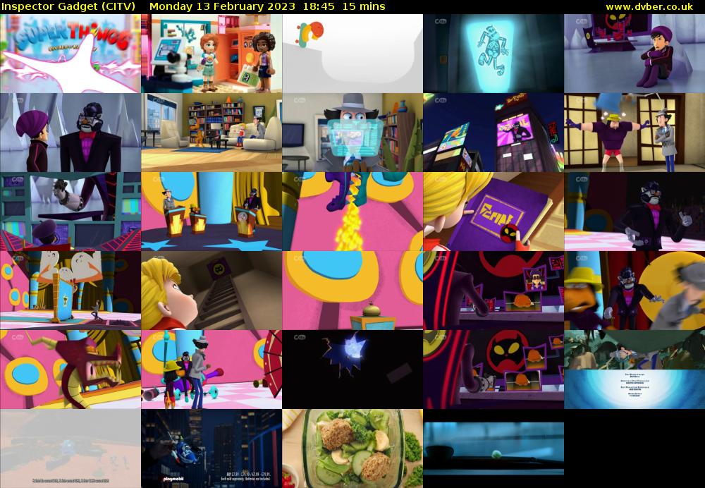 Inspector Gadget (CITV) Monday 13 February 2023 18:45 - 19:00