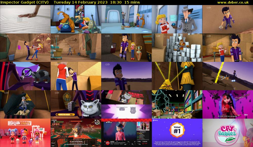 Inspector Gadget (CITV) Tuesday 14 February 2023 18:30 - 18:45