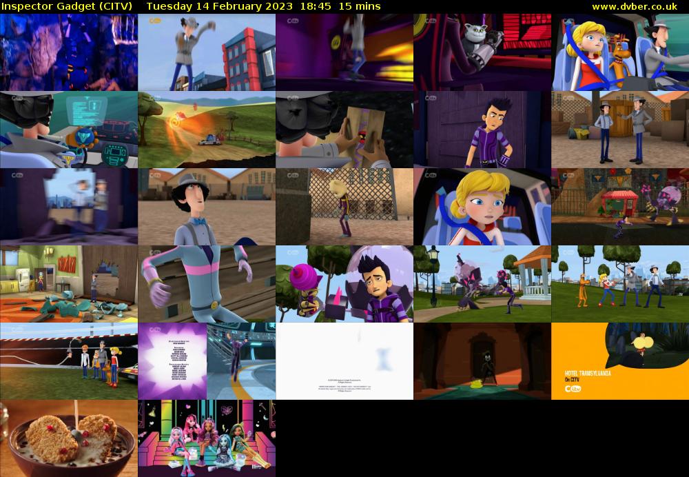 Inspector Gadget (CITV) Tuesday 14 February 2023 18:45 - 19:00