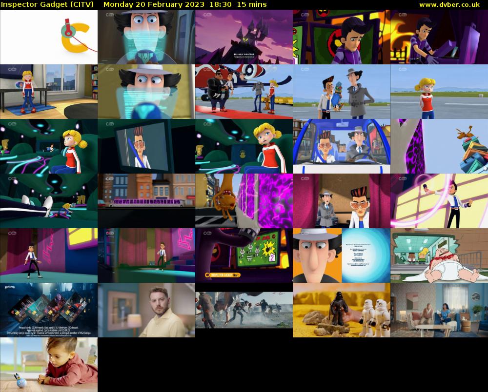 Inspector Gadget (CITV) Monday 20 February 2023 18:30 - 18:45