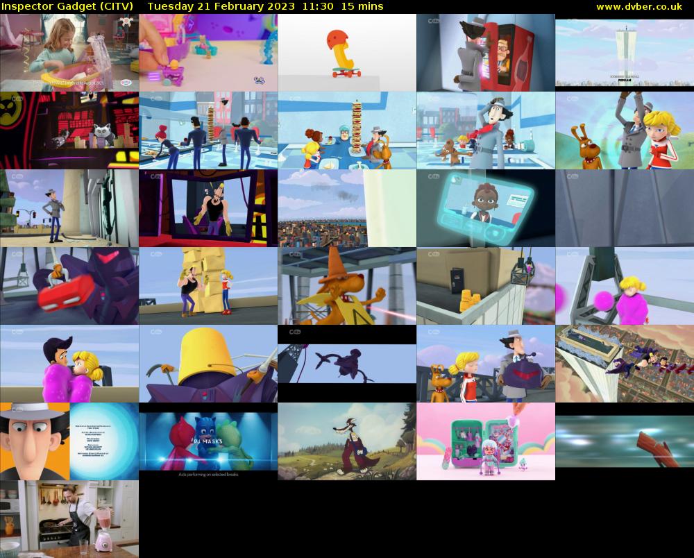 Inspector Gadget (CITV) Tuesday 21 February 2023 11:30 - 11:45