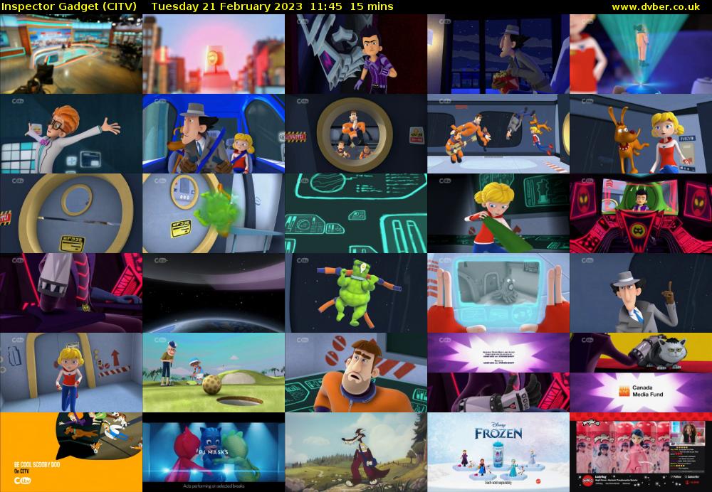 Inspector Gadget (CITV) Tuesday 21 February 2023 11:45 - 12:00