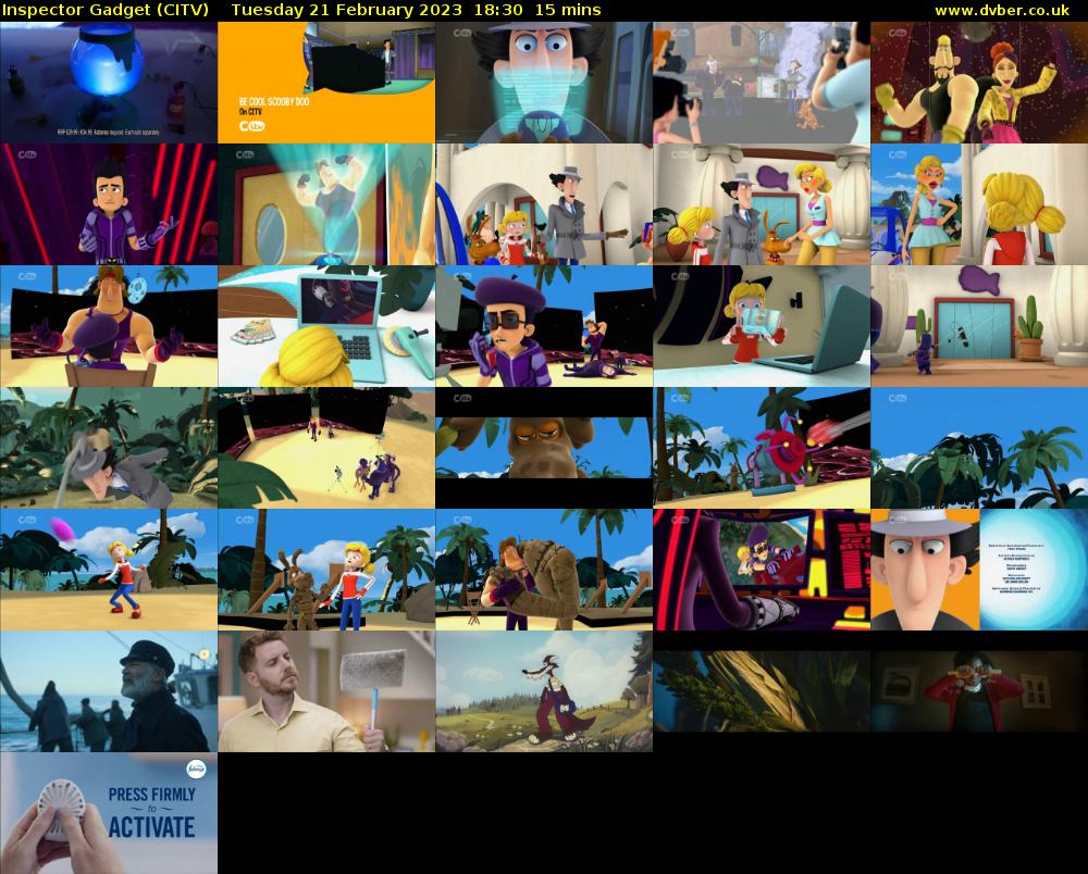 Inspector Gadget (CITV) Tuesday 21 February 2023 18:30 - 18:45