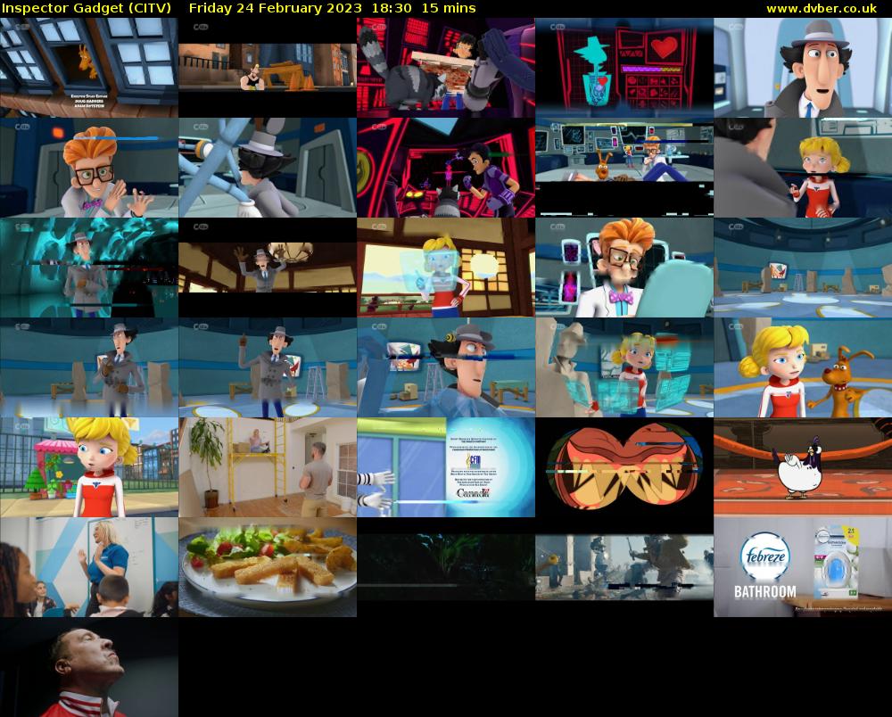 Inspector Gadget (CITV) Friday 24 February 2023 18:30 - 18:45