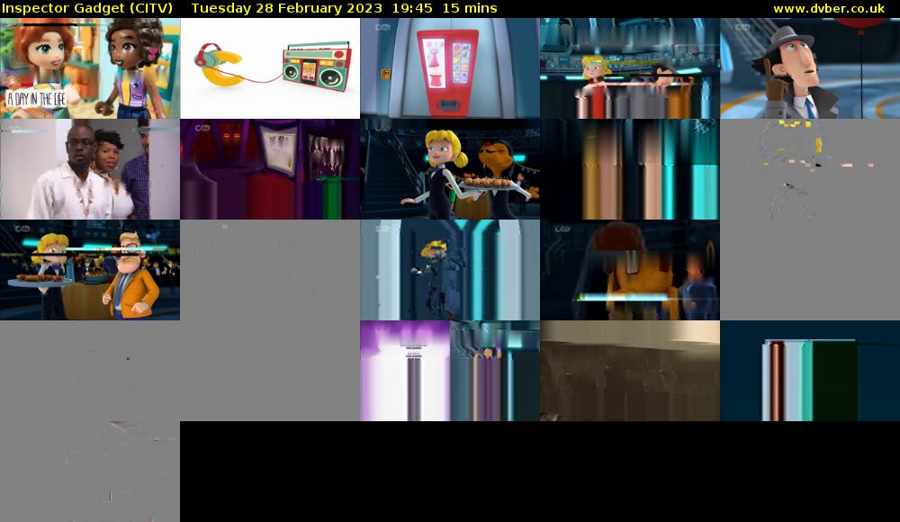 Inspector Gadget (CITV) Tuesday 28 February 2023 19:45 - 20:00