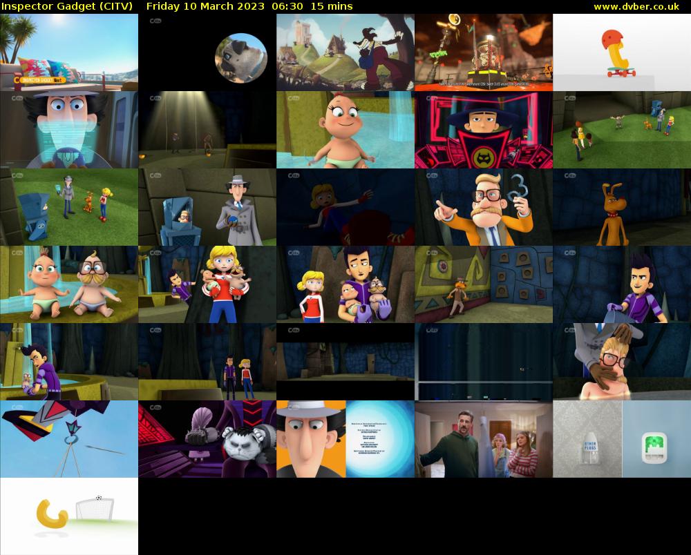 Inspector Gadget (CITV) Friday 10 March 2023 06:30 - 06:45