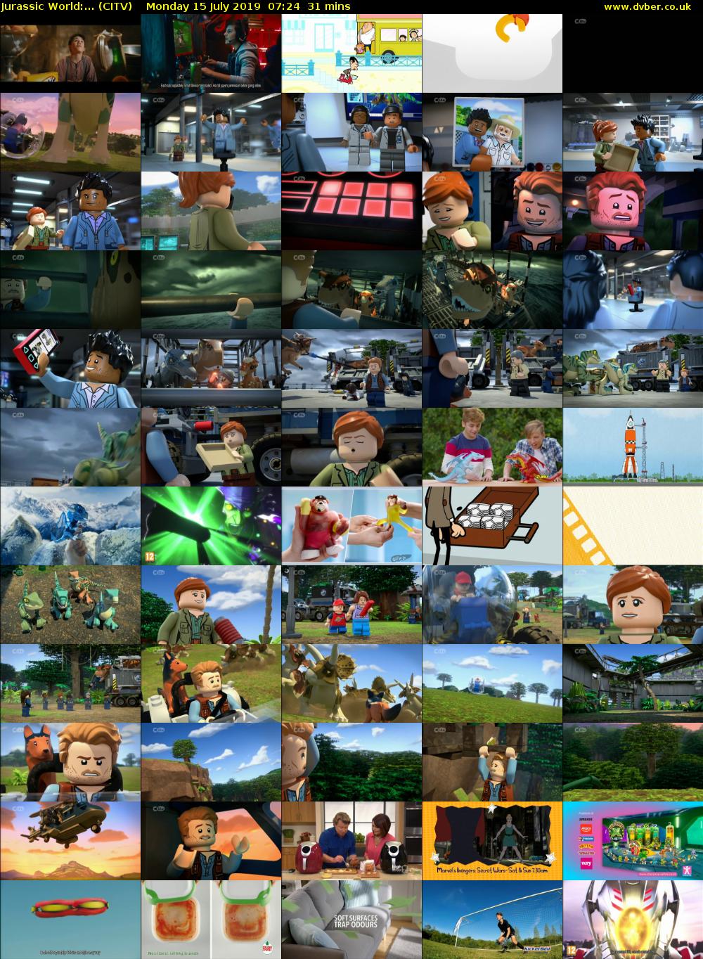 Jurassic World:... (CITV) Monday 15 July 2019 07:24 - 07:55