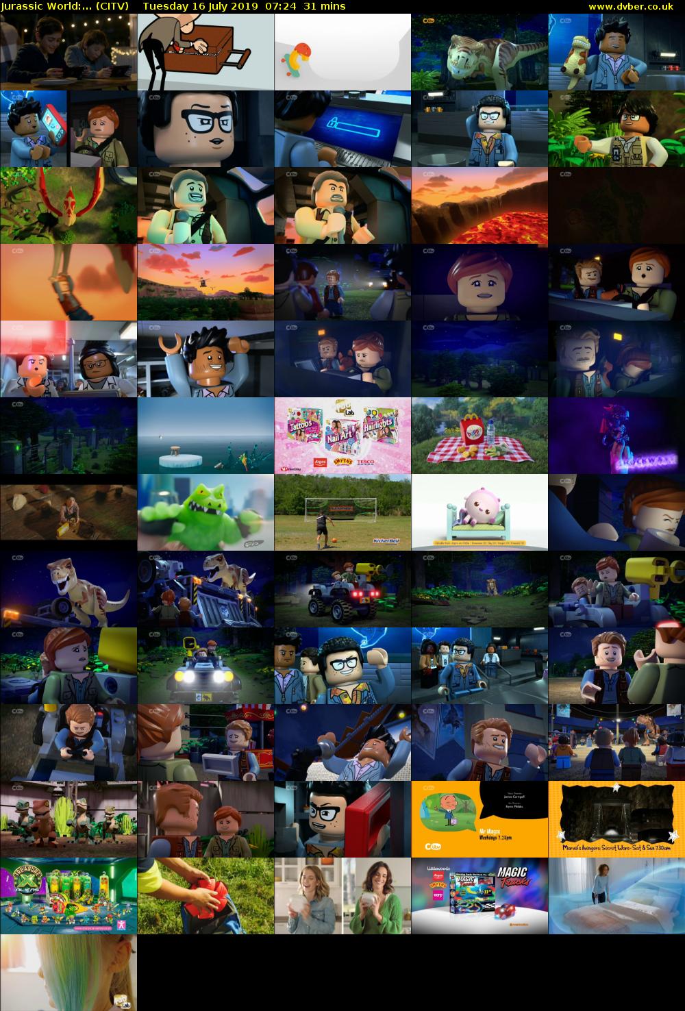 Jurassic World:... (CITV) Tuesday 16 July 2019 07:24 - 07:55