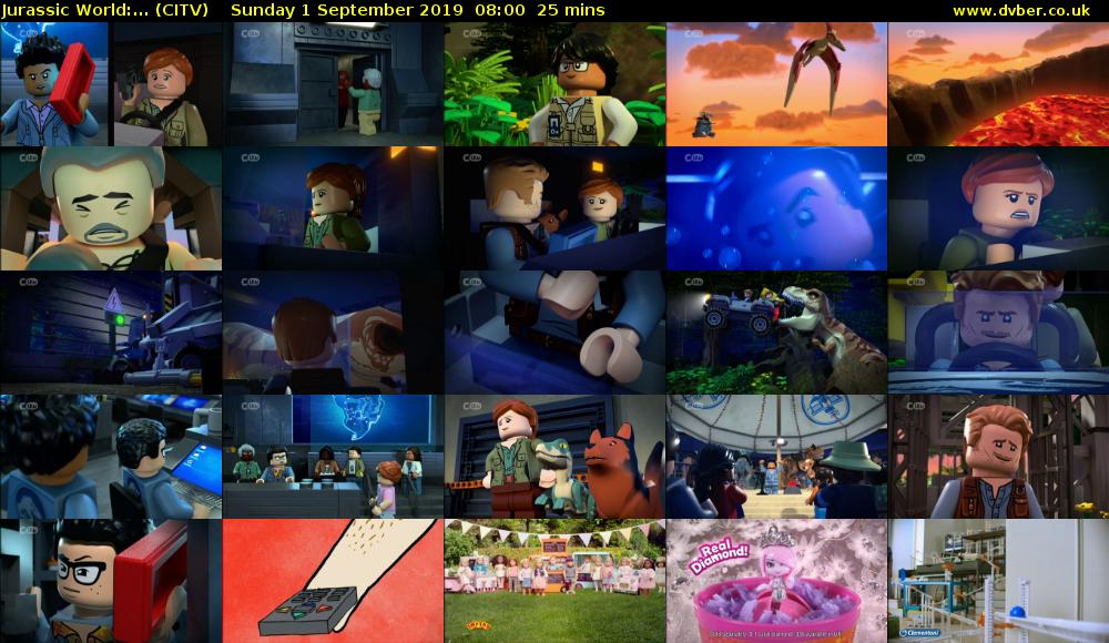 Jurassic World:... (CITV) Sunday 1 September 2019 08:00 - 08:25