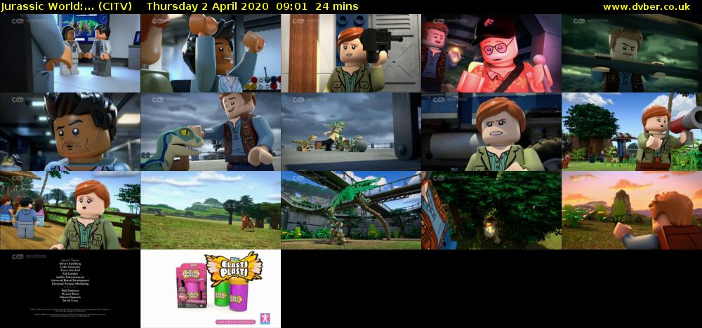 Jurassic World:... (CITV) Thursday 2 April 2020 09:01 - 09:25