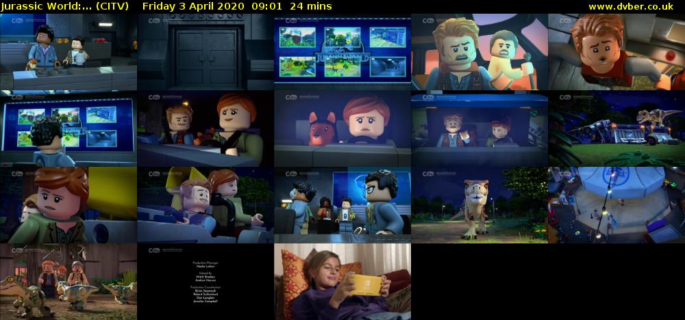 Jurassic World:... (CITV) Friday 3 April 2020 09:01 - 09:25