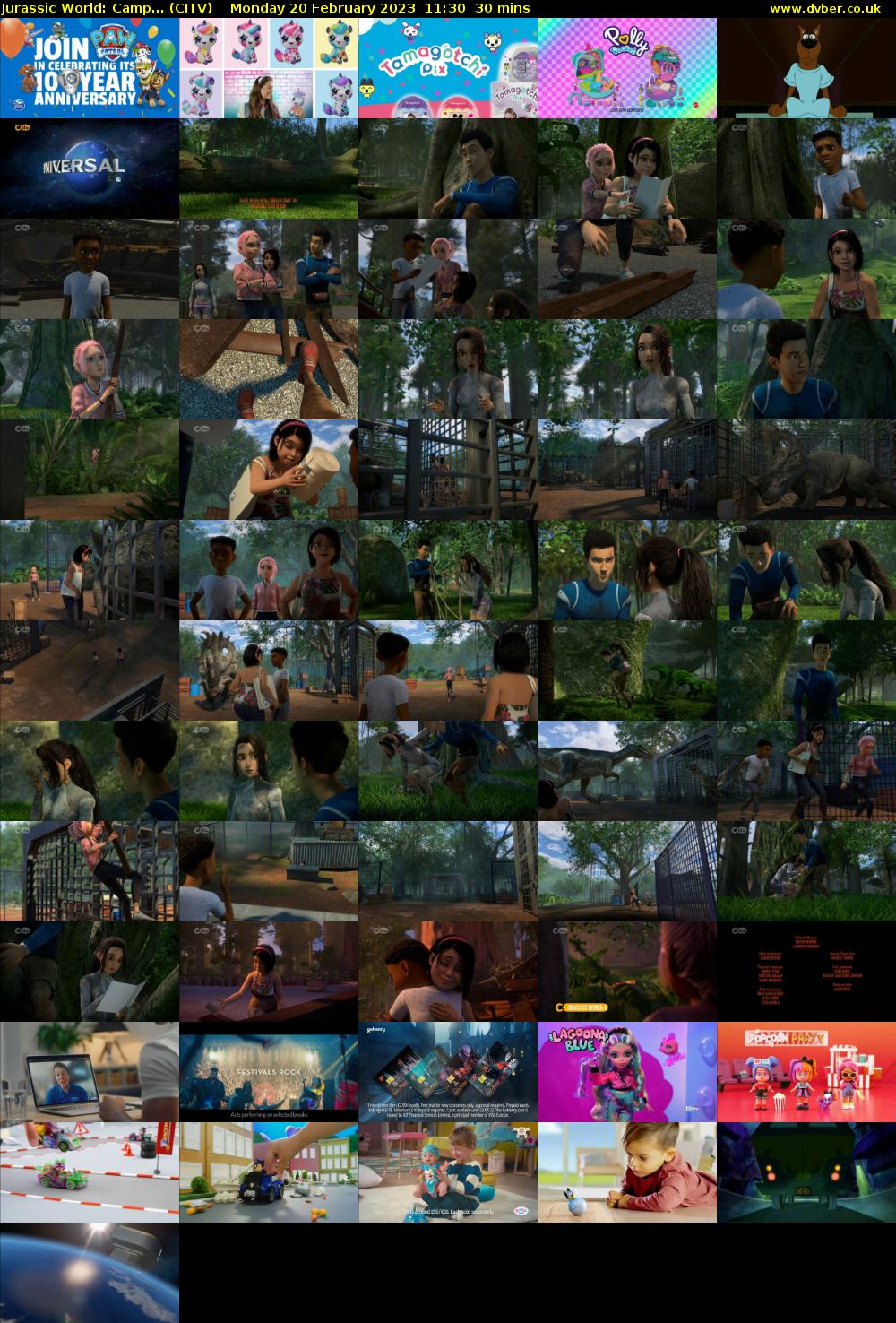 Jurassic World: Camp... (CITV) Monday 20 February 2023 11:30 - 12:00