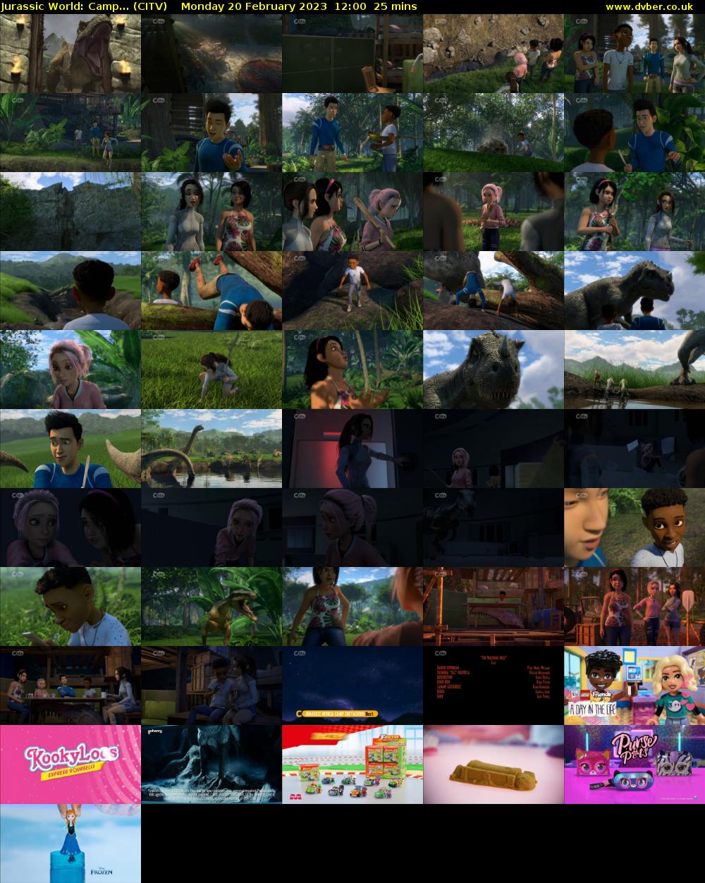 Jurassic World: Camp... (CITV) Monday 20 February 2023 12:00 - 12:25
