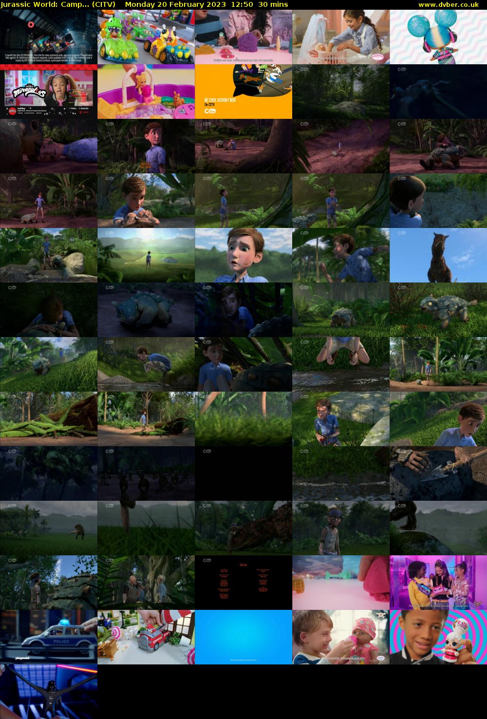 Jurassic World: Camp... (CITV) Monday 20 February 2023 12:50 - 13:20