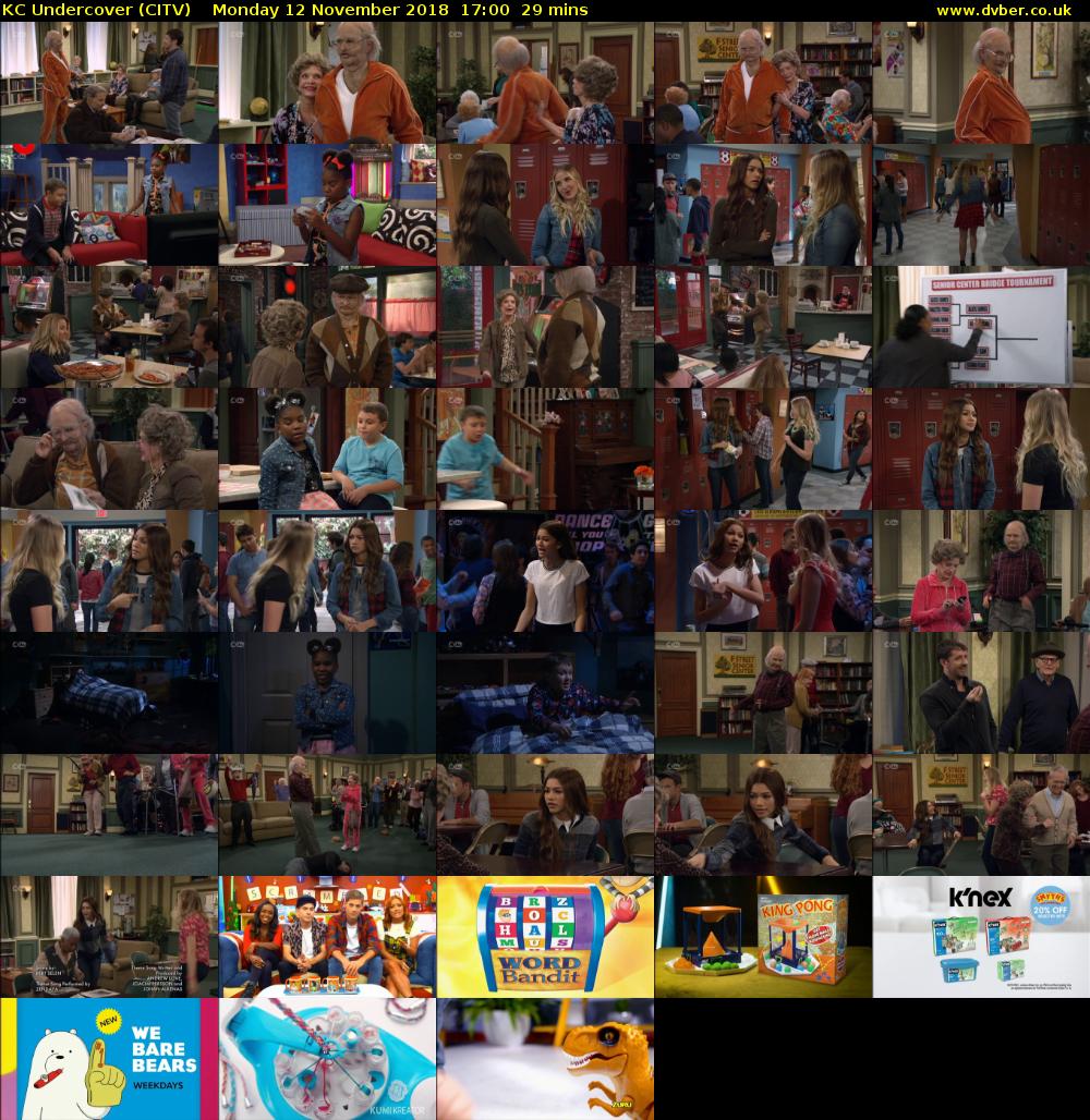 KC Undercover (CITV) Monday 12 November 2018 17:00 - 17:29