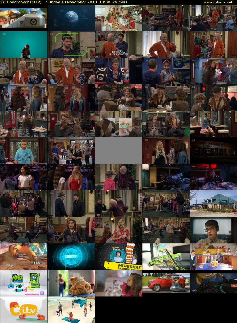 KC Undercover (CITV) Sunday 18 November 2018 13:00 - 13:29
