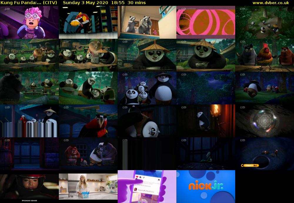 Kung Fu Panda:... (CITV) Sunday 3 May 2020 18:55 - 19:25